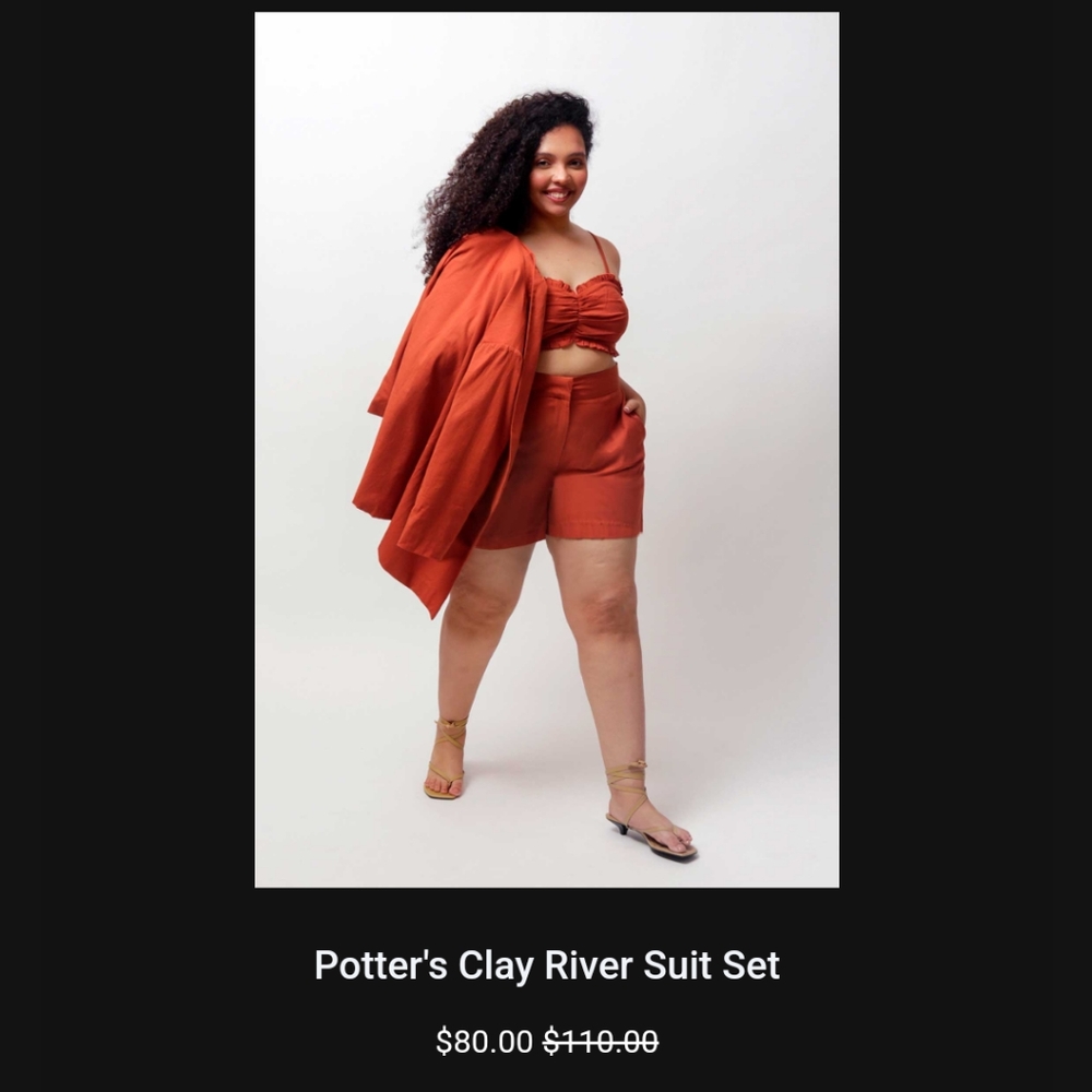 3 piece short set